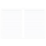 Notes DIEGO A5 linajkový - sivá/tmavo sivá