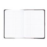 Notes ELASTIC A5 štvorčekový - grafit/červená gumička