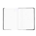 Notes ELASTIC A5 štvorčekový - grafit/zelená gumička