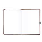 Notes ELASTIC B6 čistý - púdrová/čierna gumička