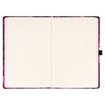 Notes Fialové kvety, linajkovaný