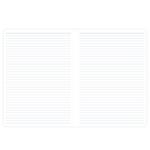 Notes GEP A4 linajkový - čierna/čierné vnútro