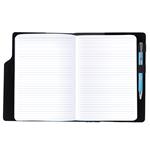 Notes GEP B6 linajkový - tyrkysová/čierné vnútro