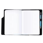 Notes GEP B6 štvorčekový - tyrkysová/čierné vnútro