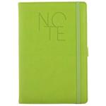 Notes POLY A5 bodkovaný - svetlo zelená