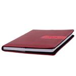 Notes RIGA B6 štvorčekový - červená