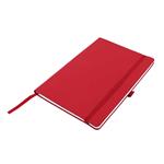 Notes SKINY A5 linajkový - červená
