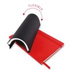 Notes SKINY A5 linajkový - červená