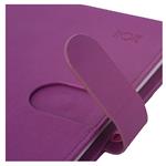 Notes SPLIT A5 štvorčekový - fuchsiová