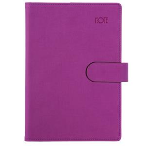 Notes SPLIT A5 štvorčekový - fuchsiová