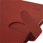 Notes SPLIT B6 štvorčekový - červená