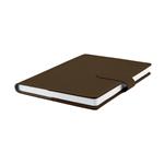 Notes SPLIT B6 štvorčekový - hnedá