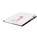 Notes - zápisník DESIGN A4 bodkovaný - biela - Golf žena