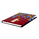 Notes - zápisník DESIGN A4 čistý - bordová - Víno