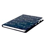 Notes - zápisník DESIGN A4 čistý - modrá - Mustang