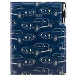 Notes - zápisník DESIGN A4 čistý - modrá - Mustang