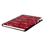 Notes - zápisník DESIGN A4 štvorčekový - bordová - Maluch