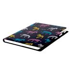 Notes - zápisník DESIGN A4 štvorčekový - čierna - zebra