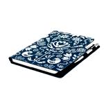 Notes - zápisník DESIGN B5 linajkový - modrá - Folk