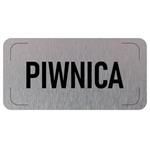 Označenie podlažia - Přízemí, hliníková tabuľka, 300 x 150 mm