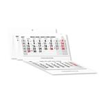 Päťmesačný kalendár Kvinto skládaný český 2027 - sivý