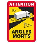 Pozor mrtvý úhel - autem - bezpečnostní tabulka, 170 x 250 mm