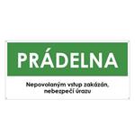 PRÁDELNA, zelená, plast s dírami 2 mm 190x90 mm