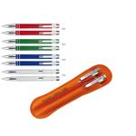 Sada guľôčkové pero a mikroceruzka Taur - strieborná