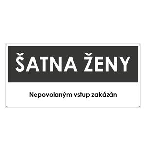 ŠATNA ŽENY, šedá, plast s dírami 2 mm 190x90 mm