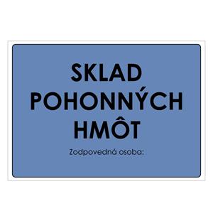 Sklad pohonných hmôt, plast 2mm 297x210mm