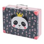 Skladací školský kufrík Panda