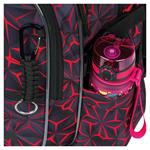 Školská sada Core Red Polygon - batoh, peračník, vrecko