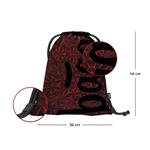 Školská sada Core Red Polygon - batoh, peračník, vrecko