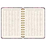 Špirálový 18-mesačný diár Petito - Fialové kvety 2025/2026