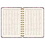 Špirálový 18-mesačný diár Petito - Fialové kvety 2025/2026