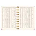 Špirálový 18-mesačný diár Petito - Ružová Mramor 2025/2026