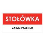 STOŁÓWKA, płyta PVC 1 mm 190x90 mm