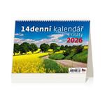 Stolový kalendár 2026 - 14denný kalendár s citátmi