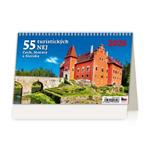 Stolový kalendár 2026 - 55 turistických NAJ Čiech, Moravy a Sliezska 2024 -