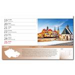 Stolový kalendár 2026 - 55 turistických NAJ Čiech, Moravy a Sliezska 2024 -