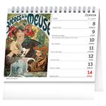 Stolový kalendár 2026 Alfons Mucha