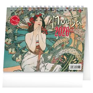 Stolový kalendár 2026 Alfons Mucha