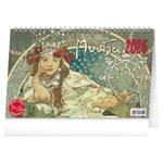 Stolový kalendár 2026 Alfons Mucha