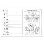 Stolový kalendár 2026 - Antistresový pracovný