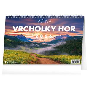 Stolový kalendár 2026 Až na vrcholky hôr