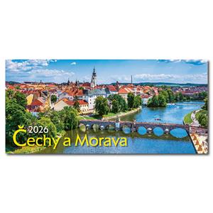 Stolový kalendár 2026 - Čechy a Morava