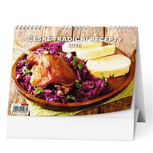 Stolový kalendár 2026 České tradičné recepty