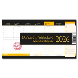 Stolový kalendár 2026 - Daňový prehľadový