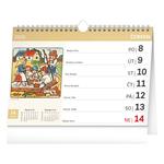 Stolový kalendár 2026 Josef Lada s extra veľkým kalendáriom