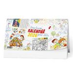 Stolový kalendár 2026 Kreatívny kalendár pre deti